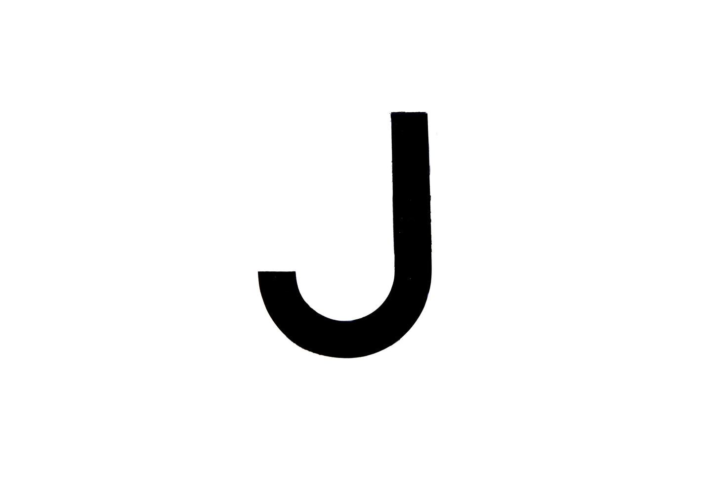 NUMBER PLATE DIGITS BIG J EACH