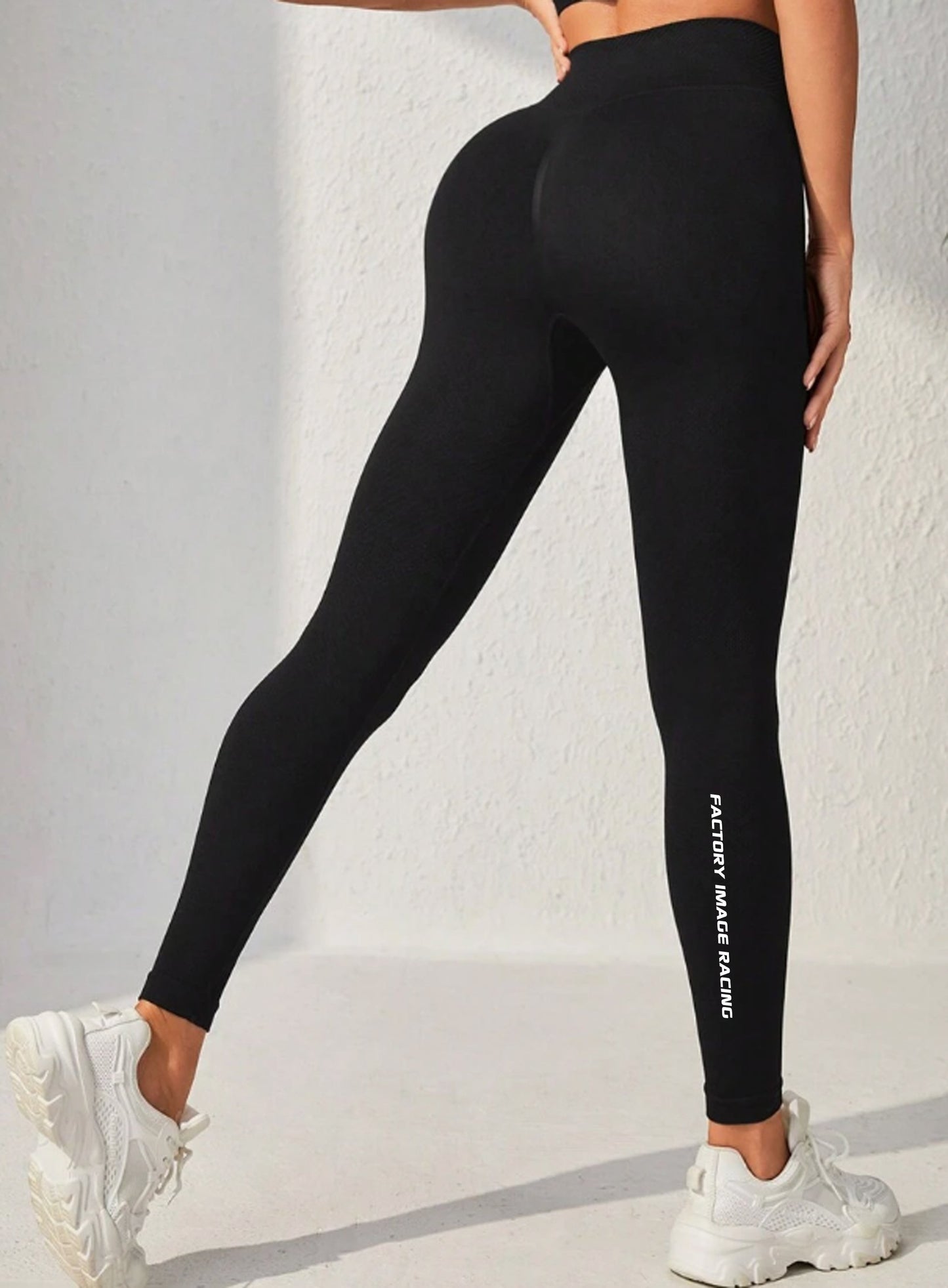 FIR WOMENS SPORTS LEGGINGS - BLACK - M