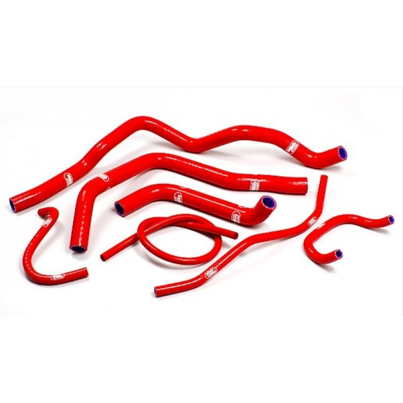 SAMCO HOSE KIT FL400 HONDA, 7 PIECE KIT, BLUE, HON-97-RD