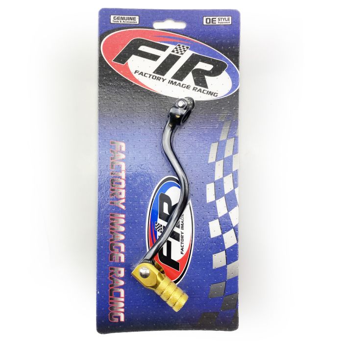 GEAR LEVER SHIFT RM 80 85, ALUMINIUM FORGED 25600-02B01, FIR BRAND, BLACK & GOLD