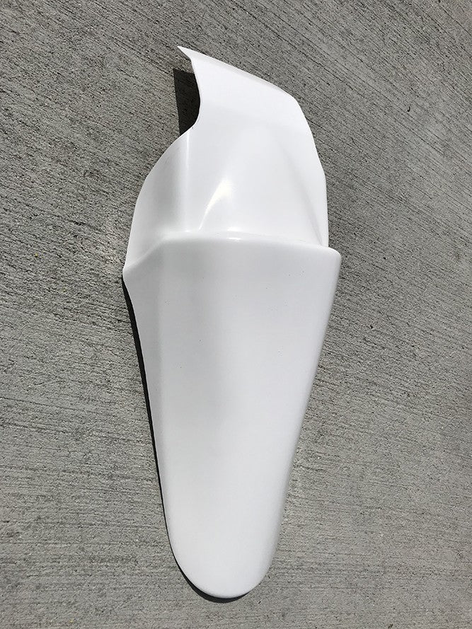 1992 ATK 250 406 350 604 Rear Fender Mud Guard White