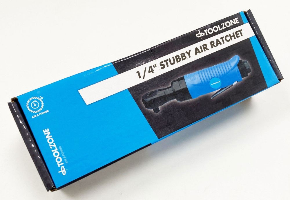 AIR RATCHET STUBBY 1/4" DRIVE - TOOLZONE KDPAT001