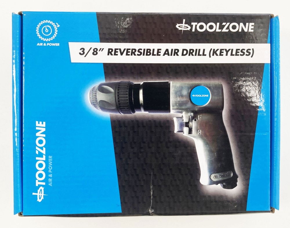 REVERSIBLE AIR DRILL 3/8" CHUCK - TOOLZONE KDPAT018