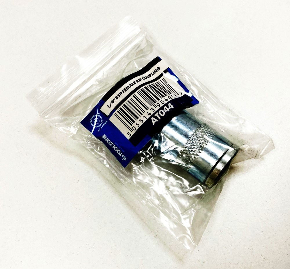 AIR COUPLING QUICK RELEASE 1/4" BSP FEMALE THREAD - TOOLZONE KDPAT044