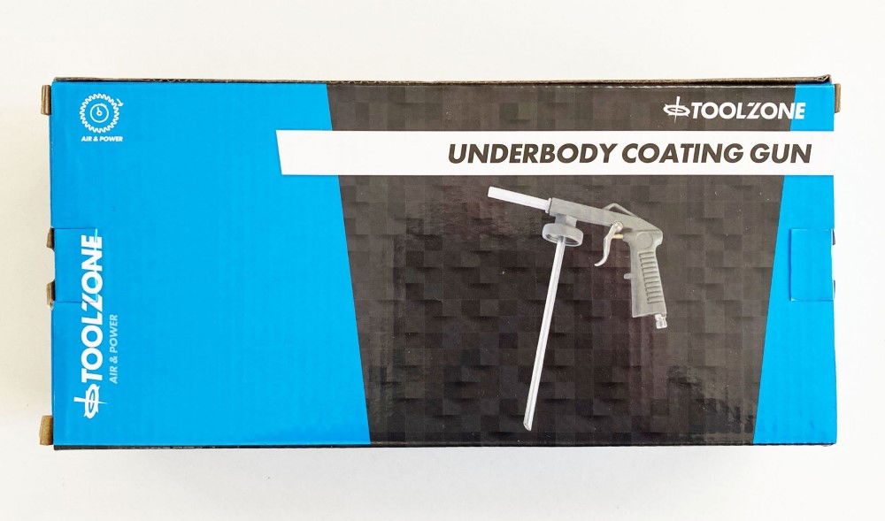 AIR BODY UNDERCOATING GUN CANISTER CAP THREAD m42 TUBE LENGTH 250mm AIR INLET 1/4" bsp - TOOLZONE KDPAT083