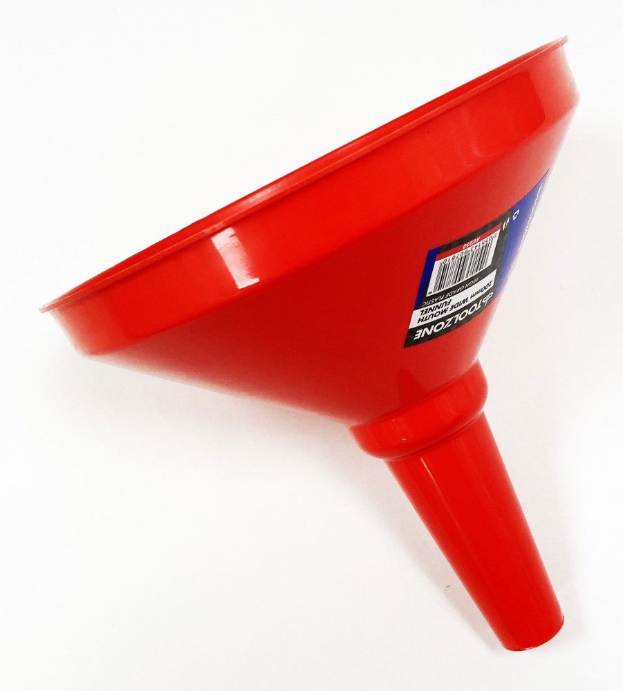 PLASTIC FUNNEL ORANGE 200mm - TOOLZONE KDPAU250