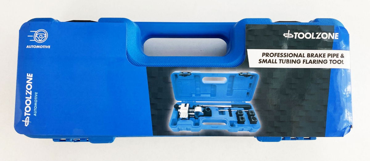 PROFESSIONAL BRAKE FLARING KIT FOR 3/16", 1/4", 5/16", 3/8" TUBES - TOOLZONE KDPAU402