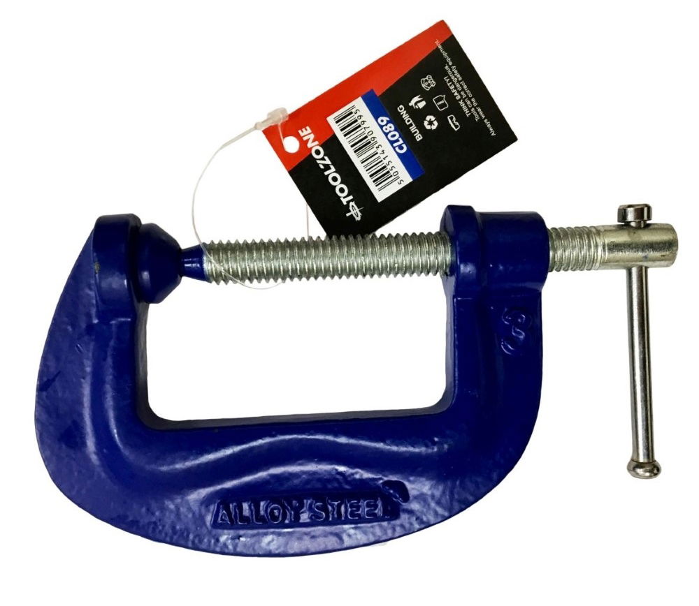 G CLAMP HEAVY DUTY 3" - TOOLZONE KDPCL089