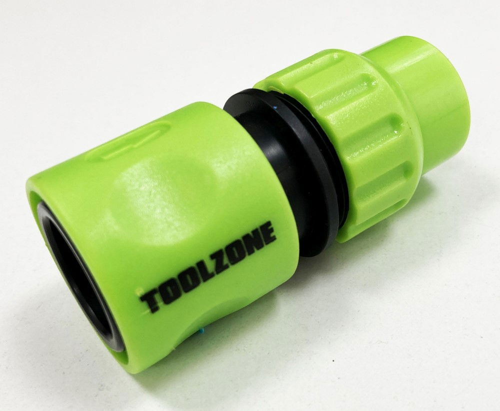 WATER STOP CONNECTOR WITH HOSE PROTECTOR - TOOLZONE KDPGD175