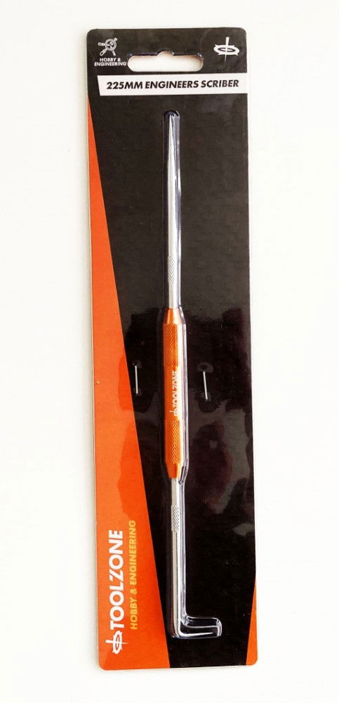 ENGINEERS SCRIBER 225mm STRAIGHT AND 90° TIP - TOOLZONE KDPHB190