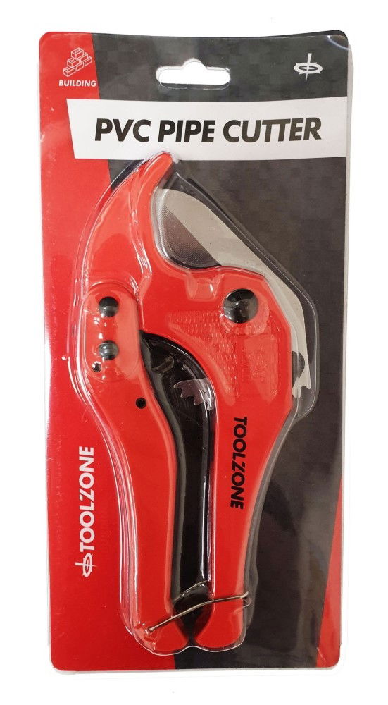PVC PIPE CUTTER UP TO 1 5/8" 42mm RATCHET ACTION DIECAST ALUMINIUM - TOOLZONE KDPPB040