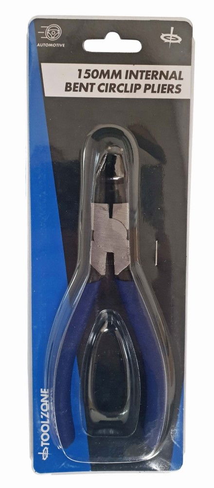 CIRCLIP PLIERS INTERNAL BENT 6" CARBON STEEL - TOOLZONE KDPPL238