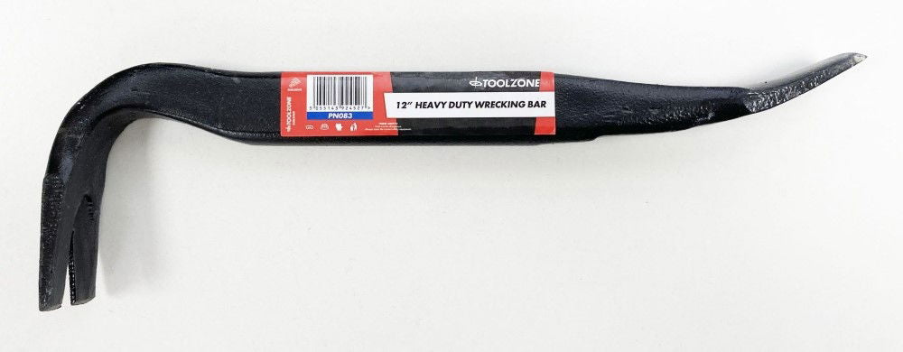 WRECKING BAR HEAVY DUTY 12" - TOOLZONE KDPPN083