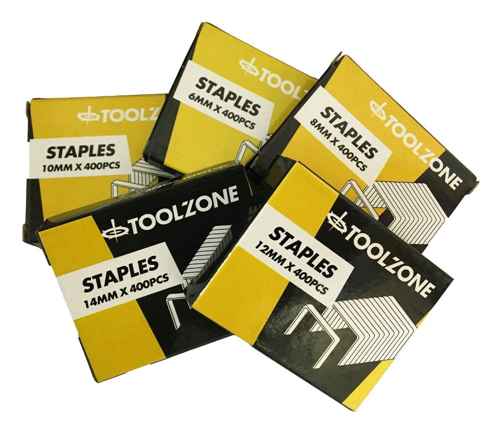 STAPLE SET 2000 PIECES 6mm-14mm FOR HD STAPLE GUN ST003 - TOOLZONE KDPST047