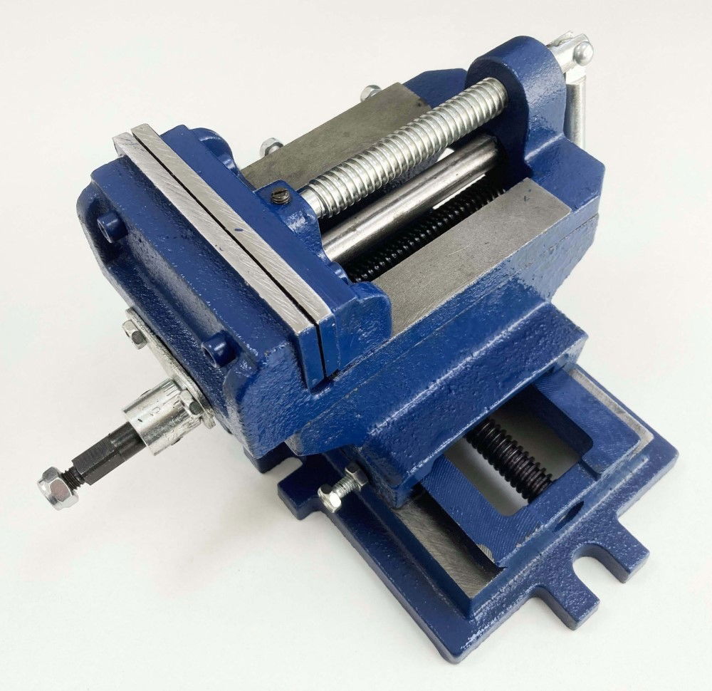 CROSS SLIDE VICE 4" 94mm JAW OPENING 104mm JAW WIDTH - TOOLZONE KDPVC016