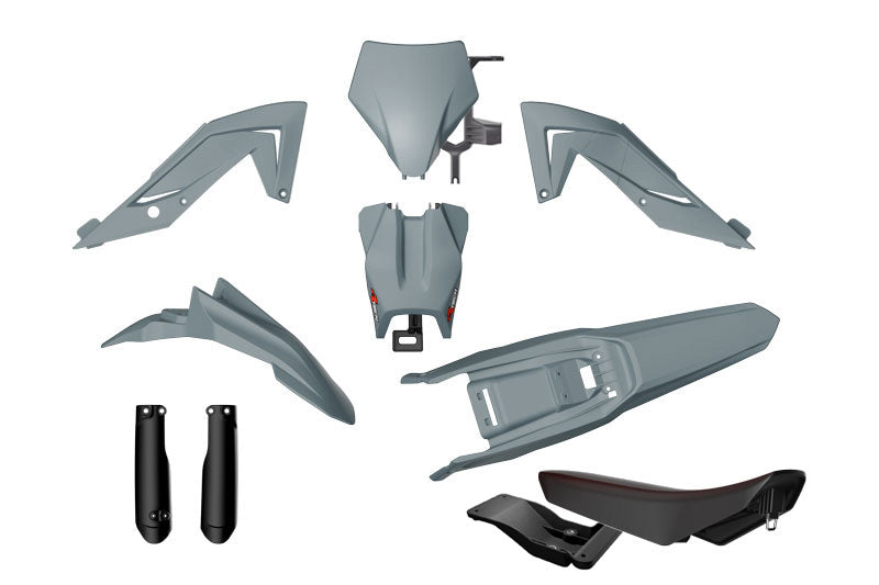 PLASTIC KIT 6PC TALARIA STING 4000 2023-2024 R-TECH GREY R-KITTAL-GR0-624