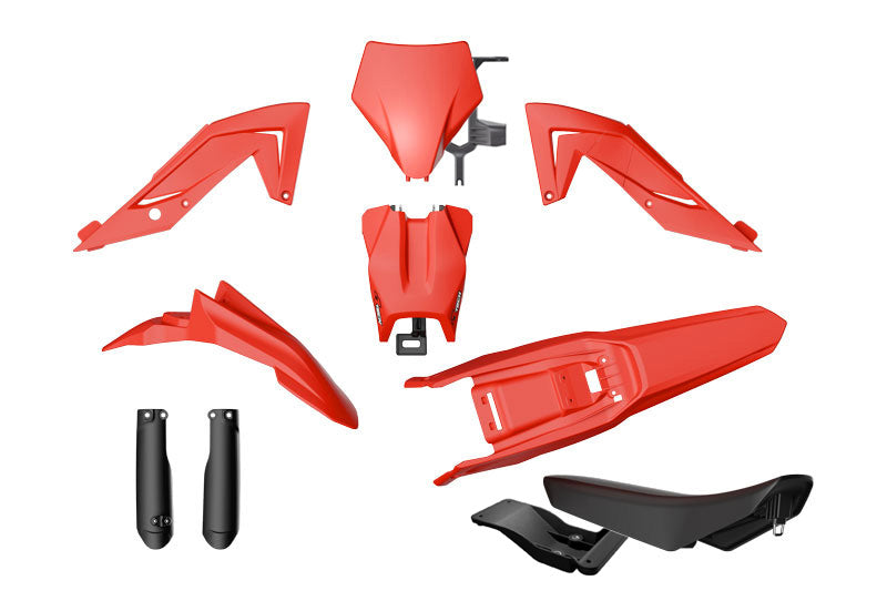 PLASTIC KIT 6PC TALARIA STING 4000 2023-2024 R-TECH RED R-KITTAL-RS0-624