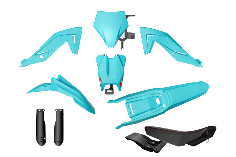 PLASTIC KIT 6PC TALARIA STING 4000 2023-2024 R-TECH AQUA GREEN R-KITTAL-VA0-624