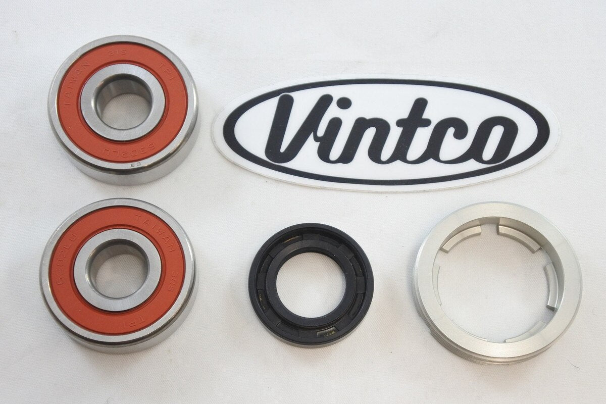 Vintco Rear Wheel Bearing Kit with Retainer for (1974-1978) Honda CR125
