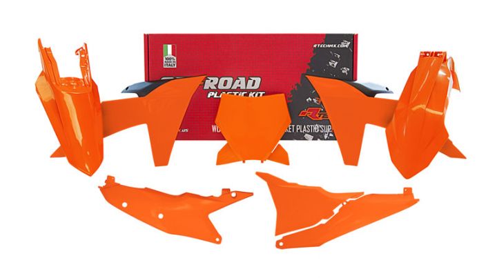 KTM SX / SX-F Plastic Kit / Body Set – Orange & Black – 2023–2024