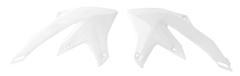 RADIATOR SCOOPS 2023-24 YZ450F YAMAHA WHITE, RTECH R-CVYZFBN0023