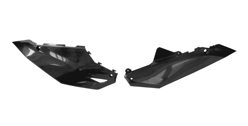 SIDE PANELS KAWASAKI KX 450 2024 BLACK, R-TECH R-FIKXFNR0024