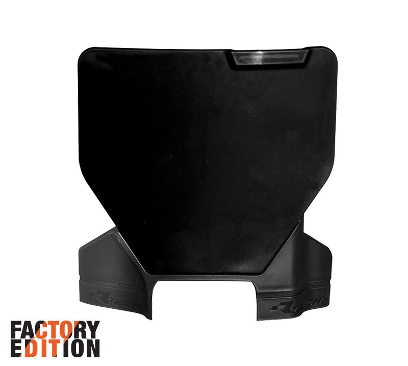 FACTORY FRONT PLATE 2023 HUSKY TC/FC, BLACK, RTECH R-TBHSQNR0093