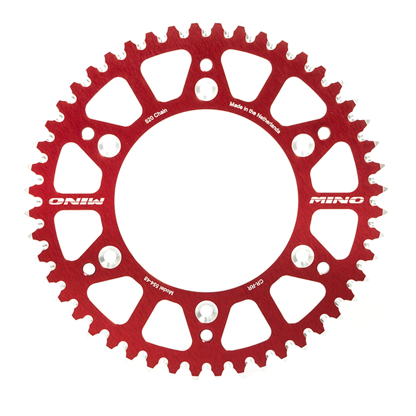 MINO REAR SPROCKET SURRON LIGHT BEE, E RIDE 68 TEETH 25-912-68-3 RED, ALLOY
