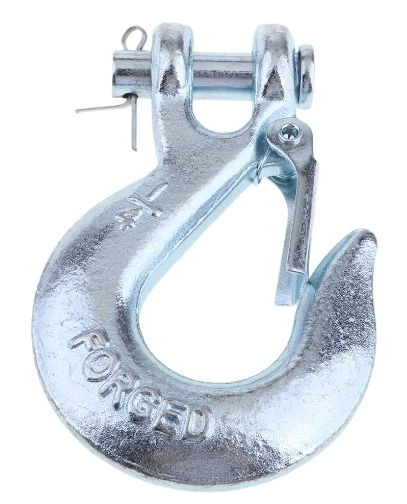 WINCH CABLE HOOK CLEVIS 1/4" 6mm 6000LB 2700KG 2.7 TON