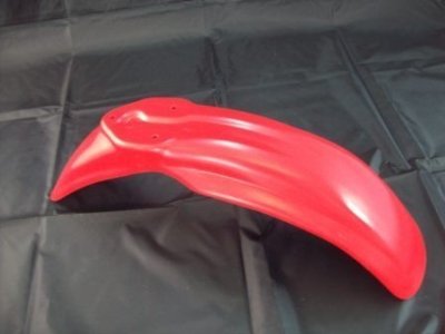 1983-1991 Honda CR 80; 85/86 XR 80 Front Fender Flash Red