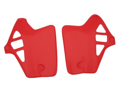 1984 Honda CR 125 Radiator Shrouds Flash Red