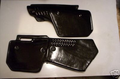 1987/1988 Husqvarna 250 500 Side Panels Black