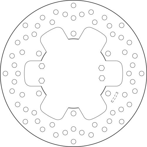 BREMBO BRAKE DISC, 68B407H8