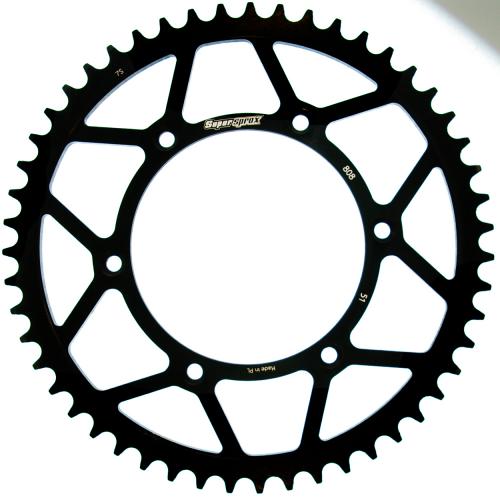 SUPERSPROX SUPERSPROX REAR STEEL 51T, BLACK, 520 SU480851B