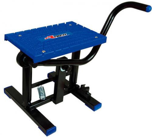RTECH LIFT BIKE STAND CROSS BLUE