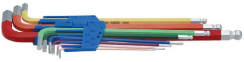 LASER TOOLS COLOUR CODED HEX KEY SET