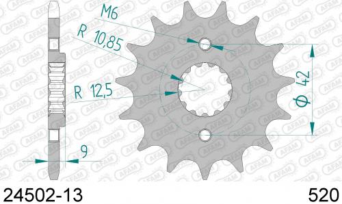 AFAM FRONT 13T, 520 AF12450213