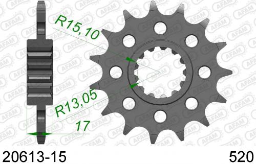 AFAM FRONT 15T, 520 AF12061315