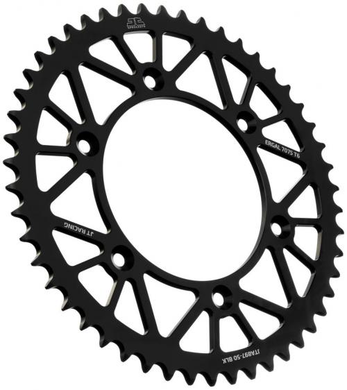 JT SPROCKETS REAR RACELITE ALU 50T BLACK, 520 JTA089750Z
