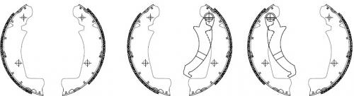 FERODO FSB878EF BRAKE SHOES