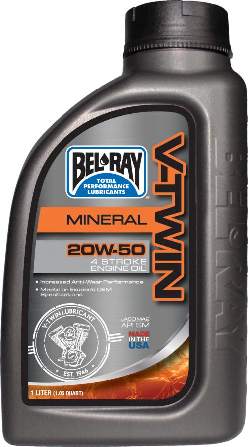BEL-RAY V-TWIN 20W-50 1L (MINERAL)