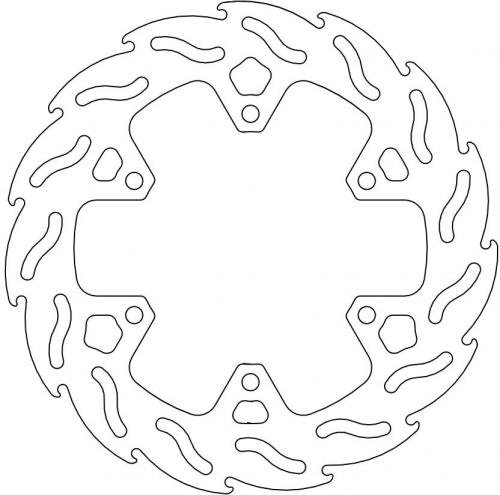 MOTO MASTER 110647, FLAME FIXED DISC 245
