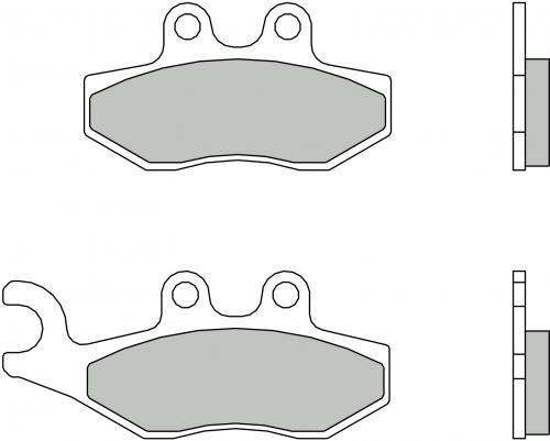BREMBO 07056CC BRAKE PADS ORGANIC