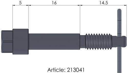 MOTO MASTER 213041, BRAKE PAD PIN