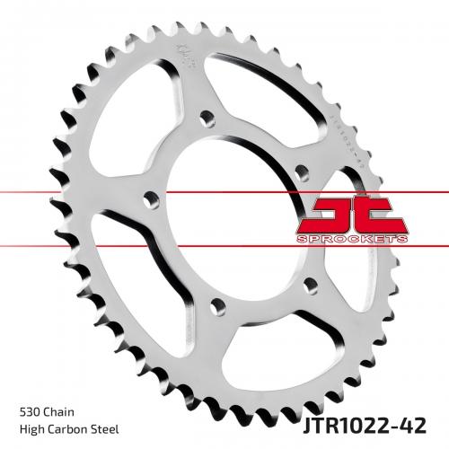 JT SPROCKETS REAR STEEL 42T, 530 JTR102242