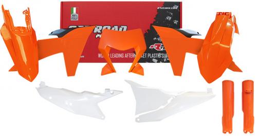 RTECH PLASTIC KIT 7 PCS KTM ORANGE-BLACK-WHITE