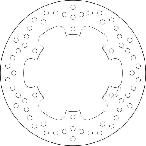 BREMBO BRAKE DISC, 68B40756