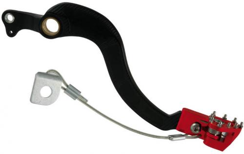 RTECH CNC MACHINED BRAKE PEDAL HONDA RED 568410410