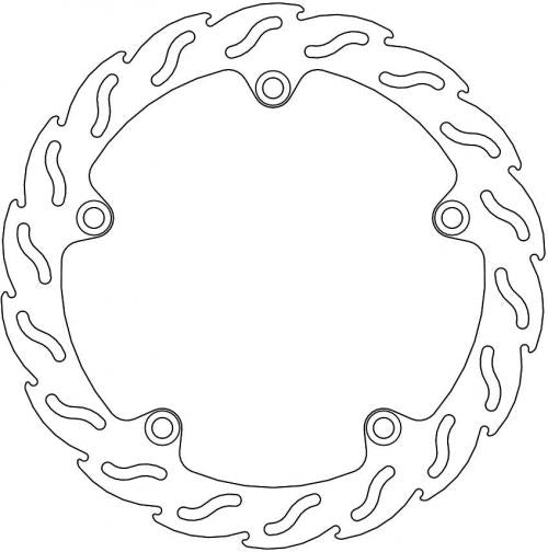 MOTO MASTER 110533, FLAME FIXED DISC 276