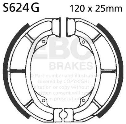 EBC S624G EBC BRAKE SHOES